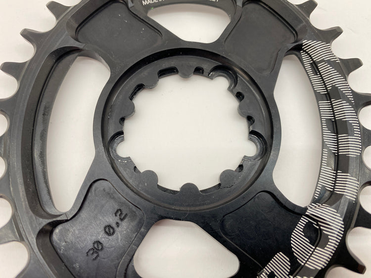 close up of the mounting pattern