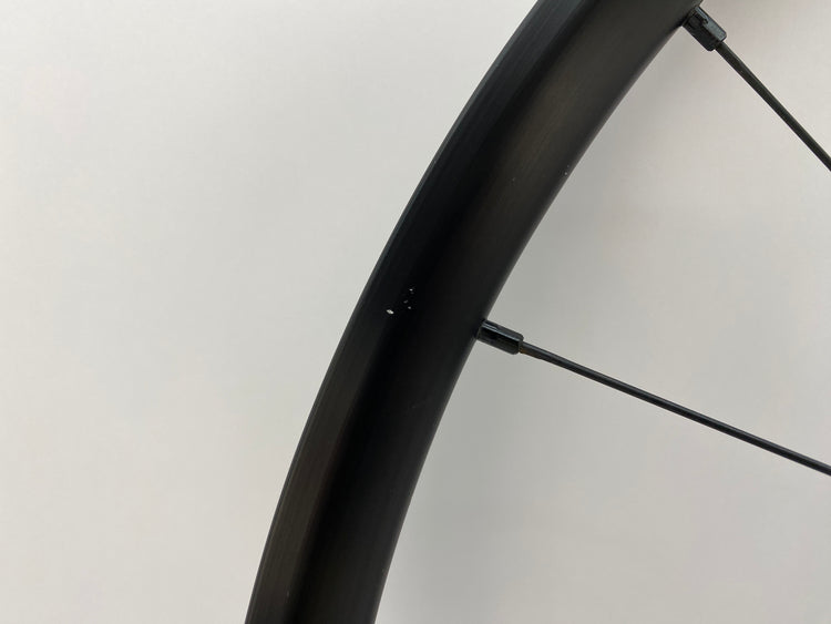 scratch on the rear rim