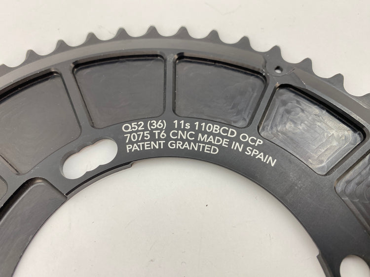close up of the size label