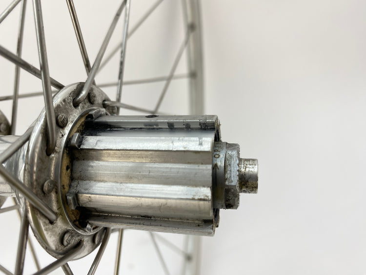 close up of the freehub