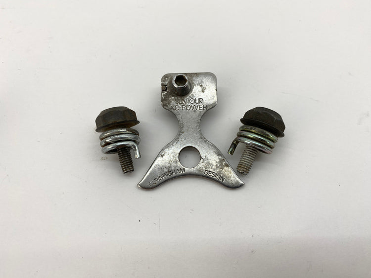 close up of mounting parts