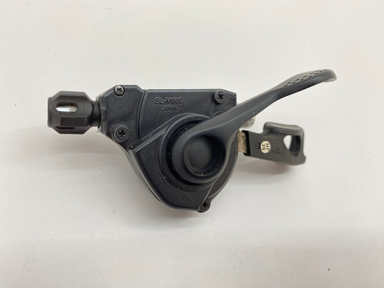 Underside view of the shifter