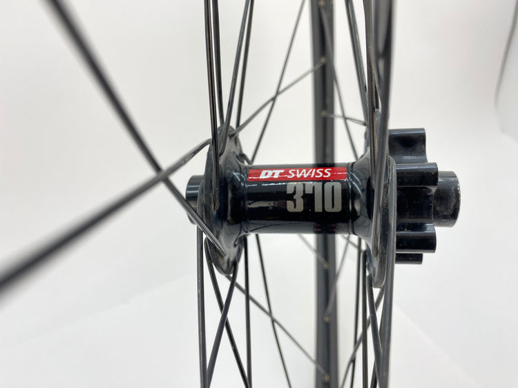 close up of the front hub