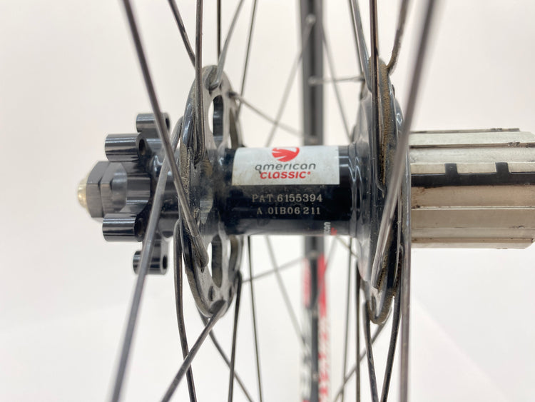 close up of the rear hub