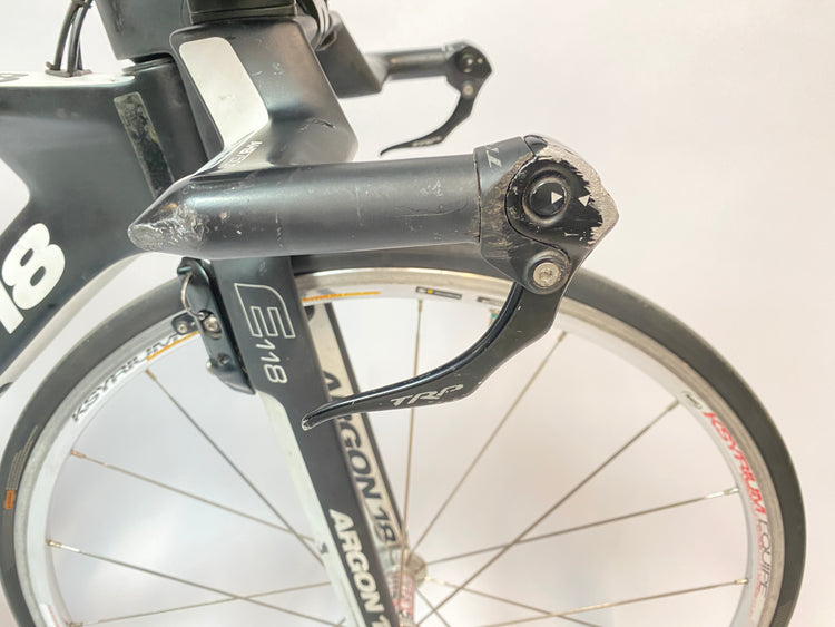 scratches on the right handle bar grip