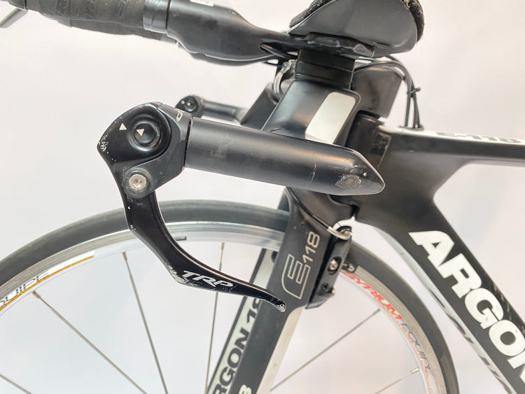 view of the left handle bar grip