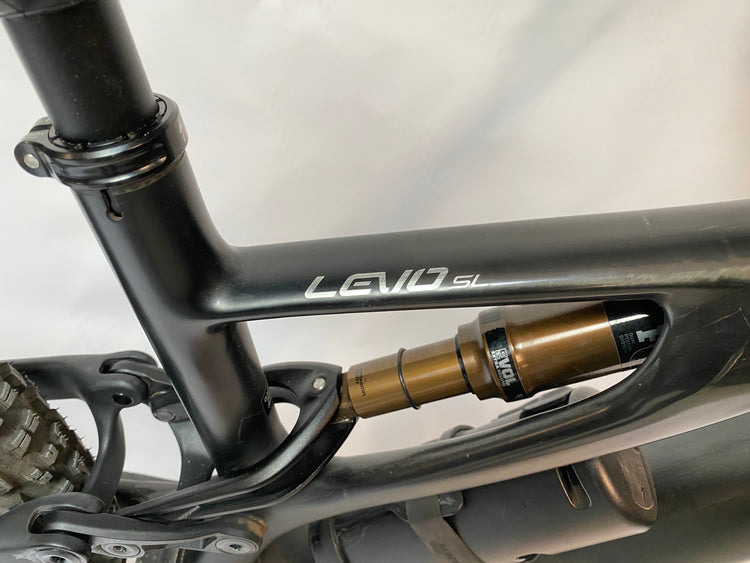 close up of the model name