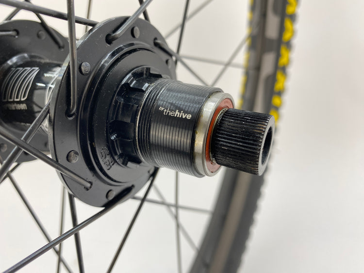 close up of the freehub