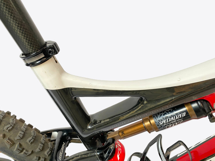 some scratches on the top tube