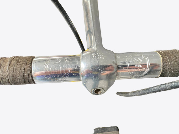 close up of handlebar