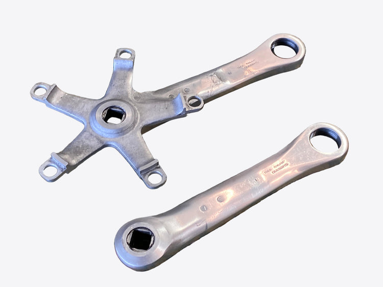backside view of the crank arms