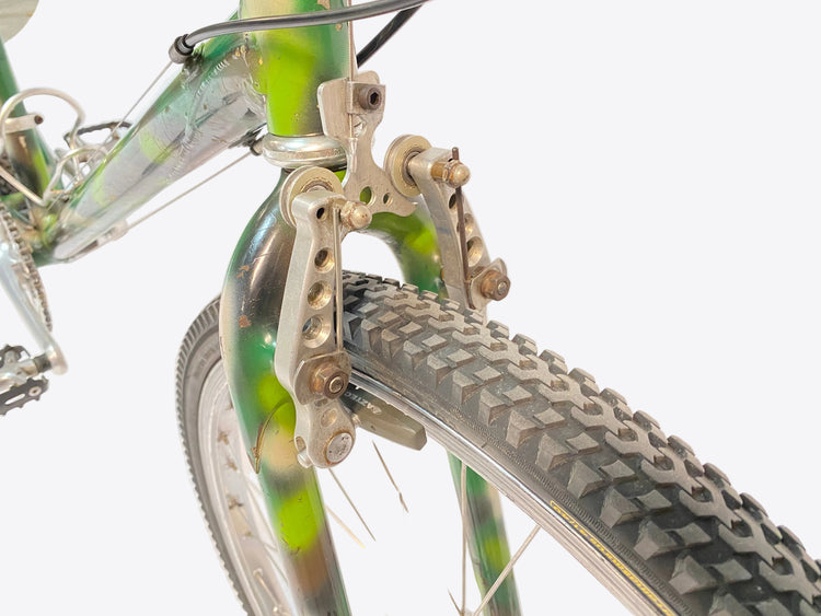 close up of the front brake