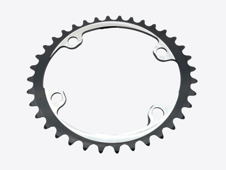 backside view of the chainring