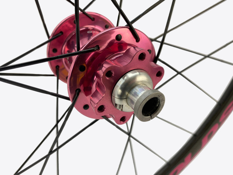 close up of the rear rotor mount