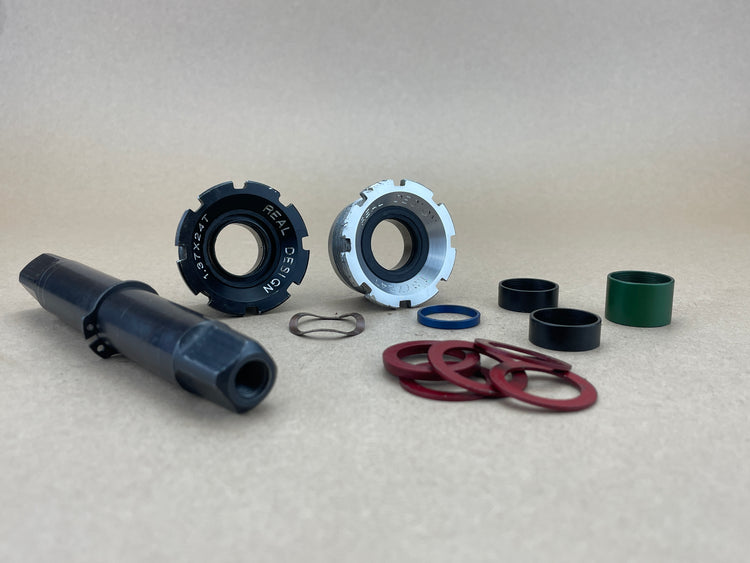 REAL Design Crankcase Adj Square Taper Bottom Bracket BSA 115mm