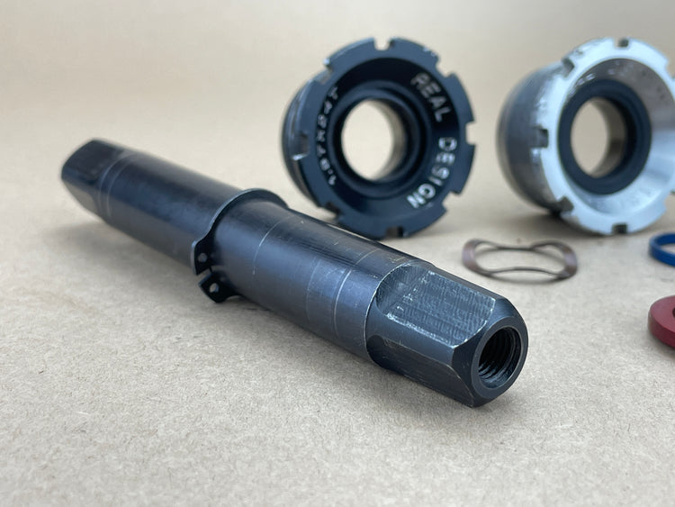 REAL Design Crankcase Adj Square Taper Bottom Bracket BSA 115mm