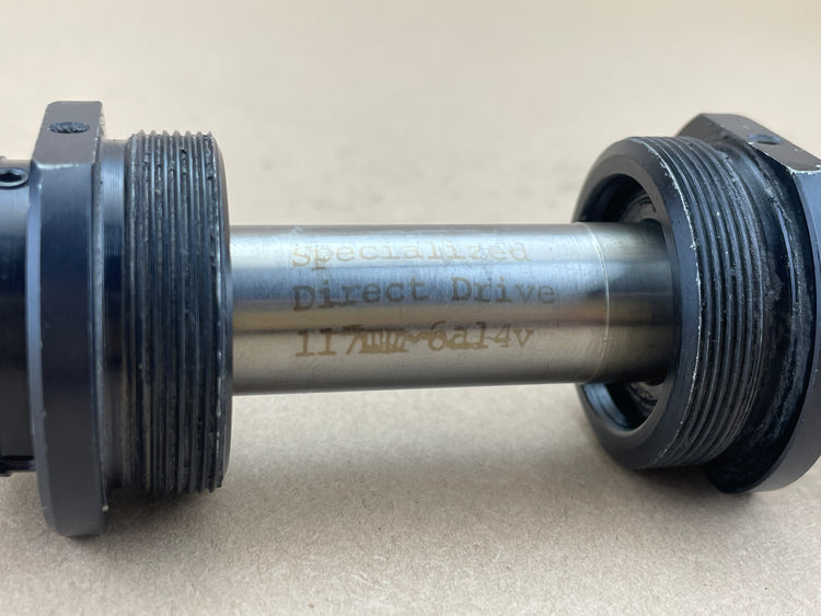 Specialized Direct Drive Titanium 68mm Bottom Bracket BSA 117mm 160g