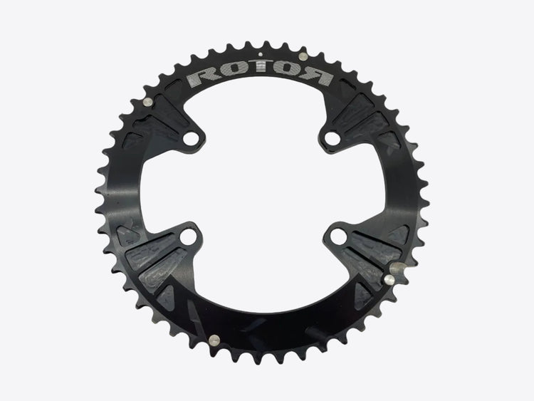 backside view of the chainring