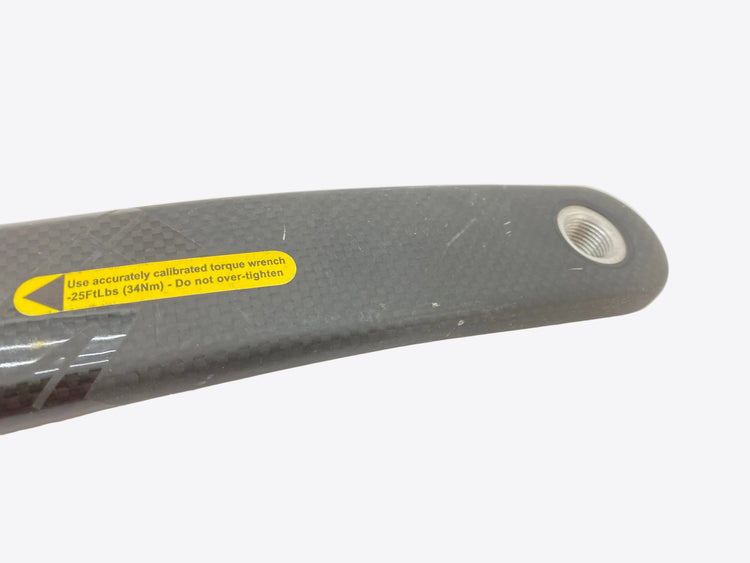 view of the crank arm face