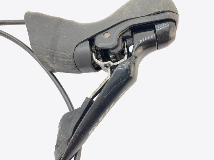 close up of the lever