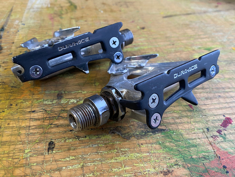 Shimano Dura Ace Vintage Clipless Pedals with Cleats