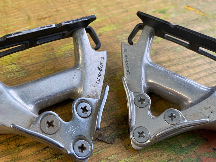 Shimano Dura Ace Vintage Clipless Pedals with Cleats