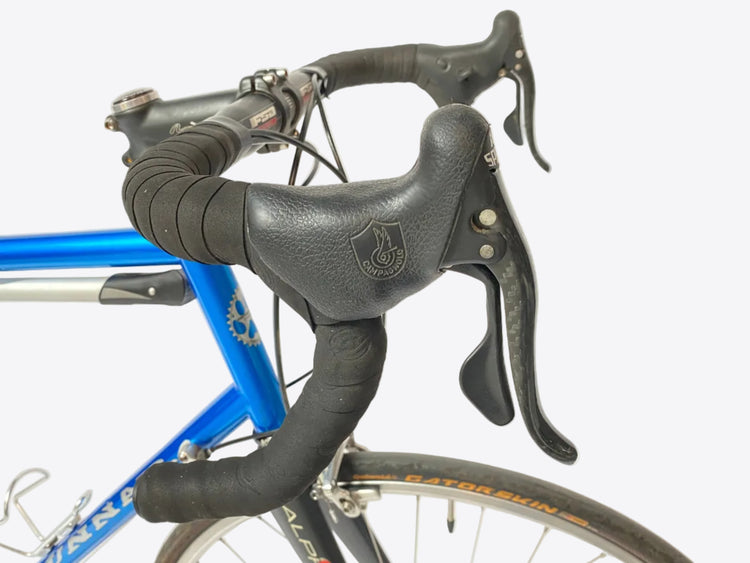 close up of the right brake lever