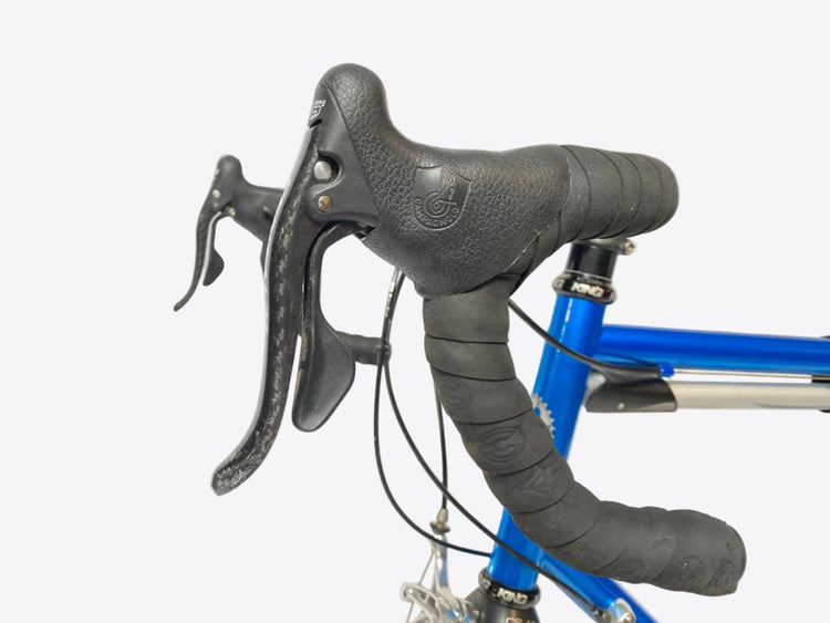 close up of the left brake lever
