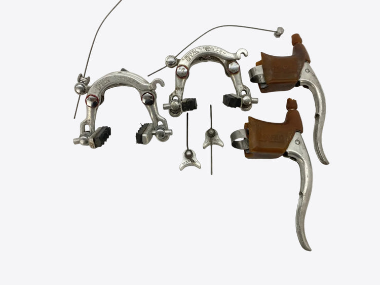 view of the complete brake set