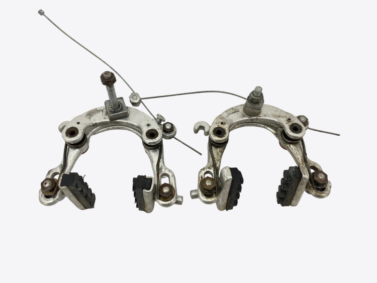 backside view of the brakes