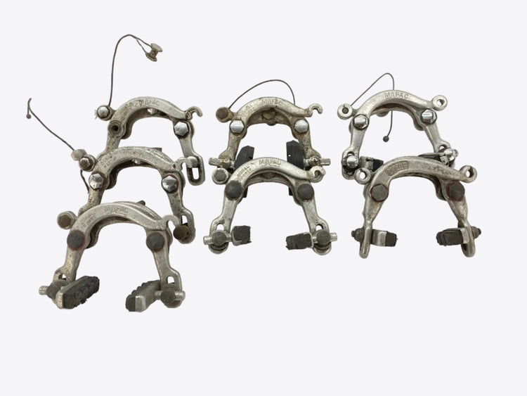 front view of the brakes
