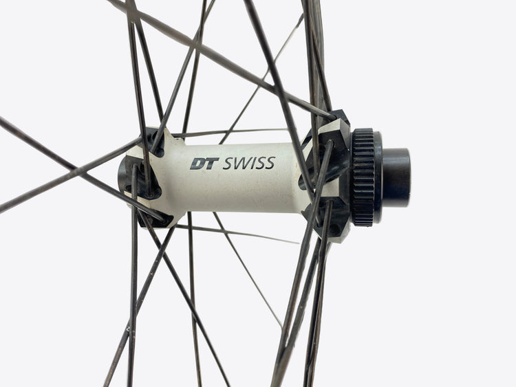 close up of the front hub