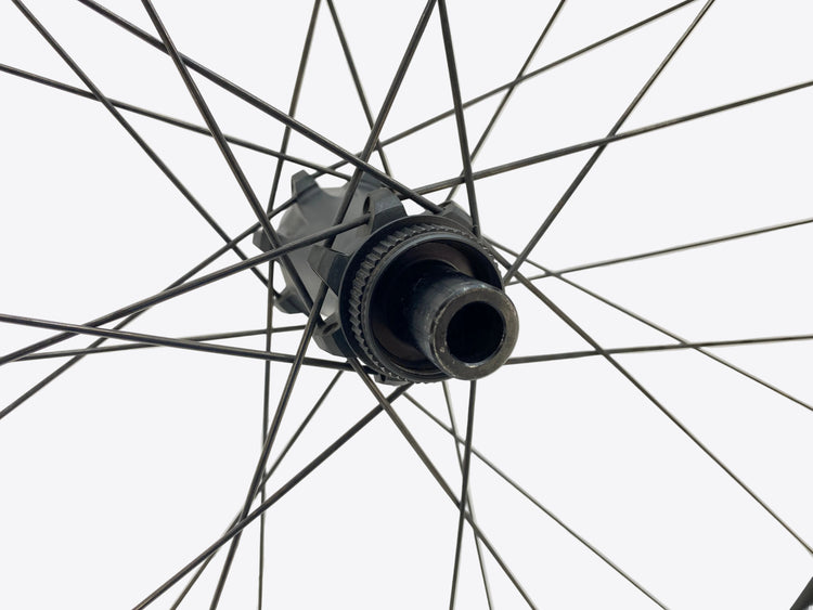 close up of the left rear axle end