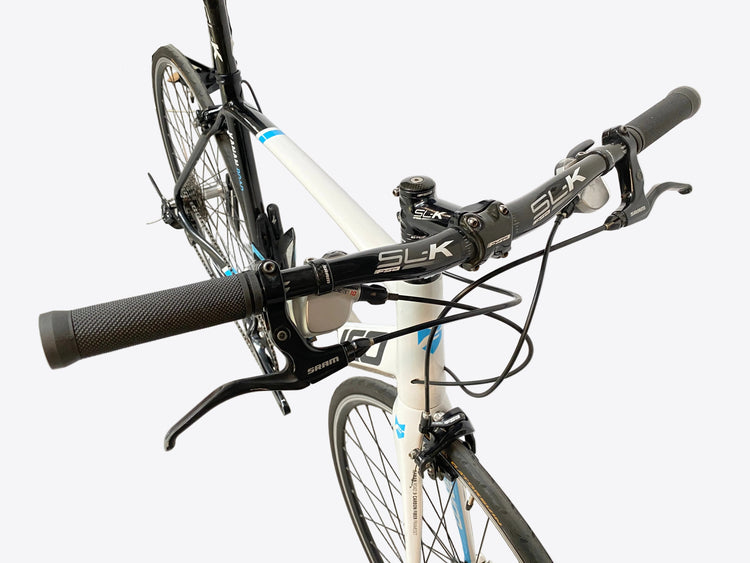 view of the handlebars and controls