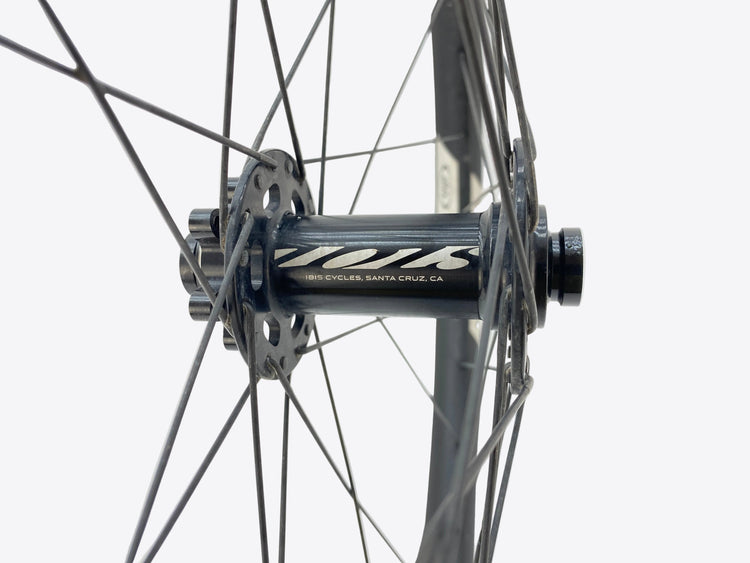 close up of the front hub