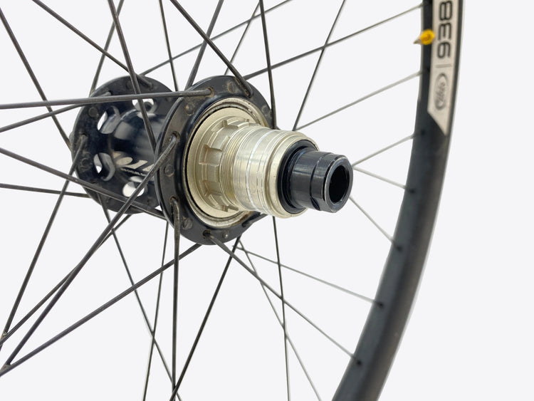 close up of the freehub body