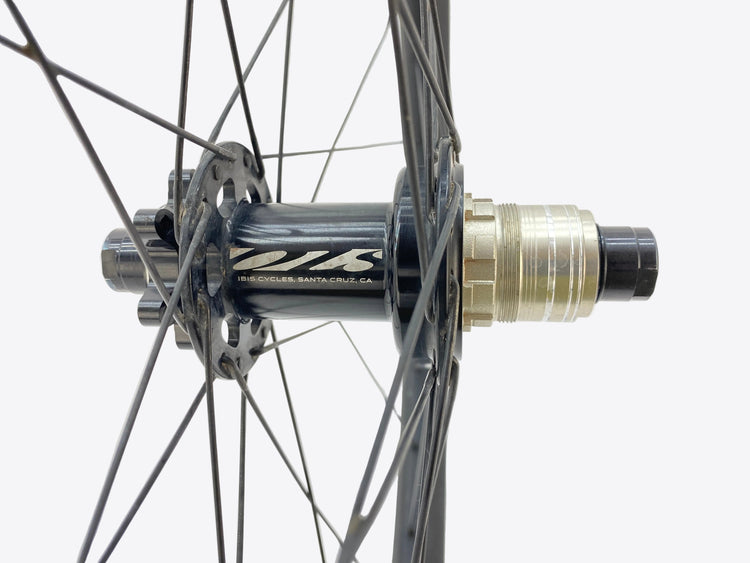 close up of the rear hub