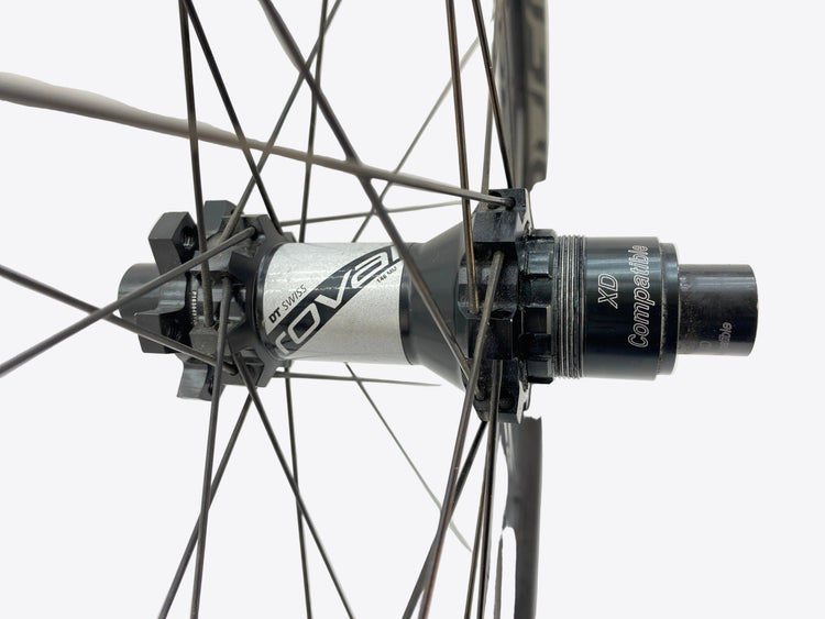 close up of the rear hub