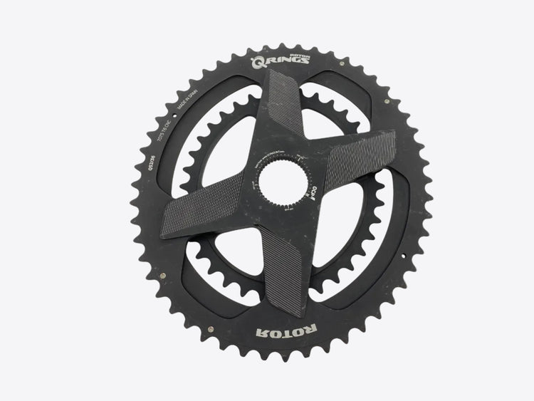main view of the chainrings