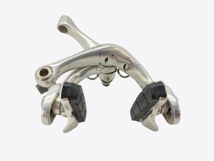 underside view of the rear brake