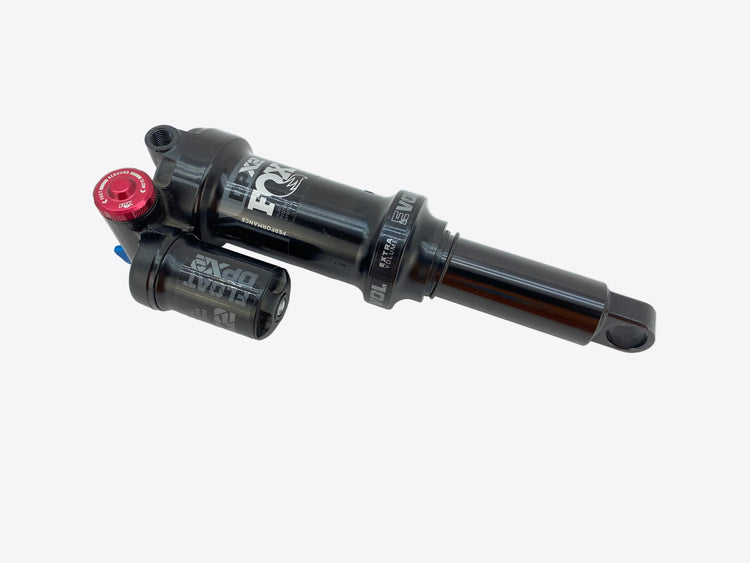 left side view of the shock