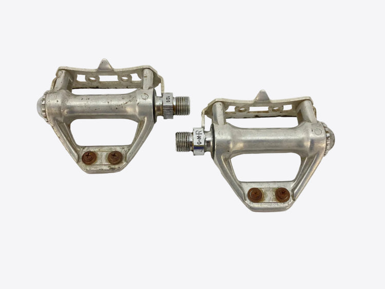 underside view of the pedals