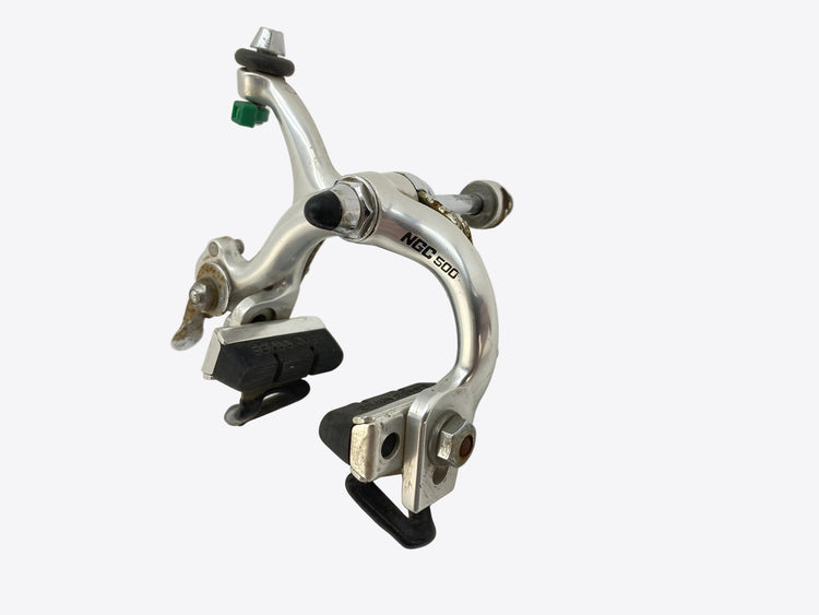 left side of the front brake