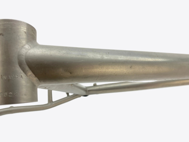 dent under down tube