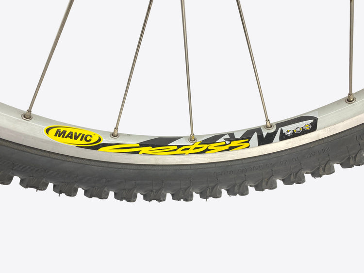 close up of the brand/model