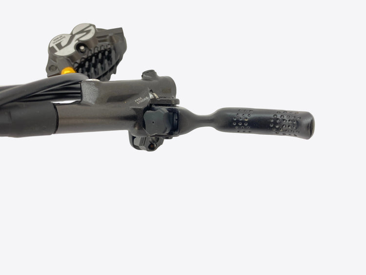 front view of the lever