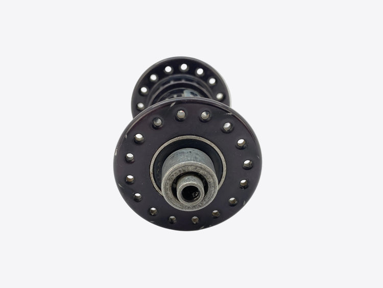 view of the left hub flange