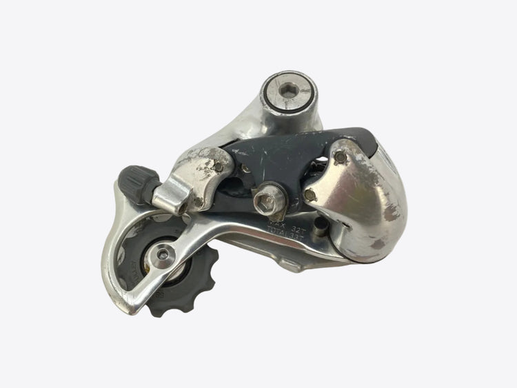 underside view of the derailleur