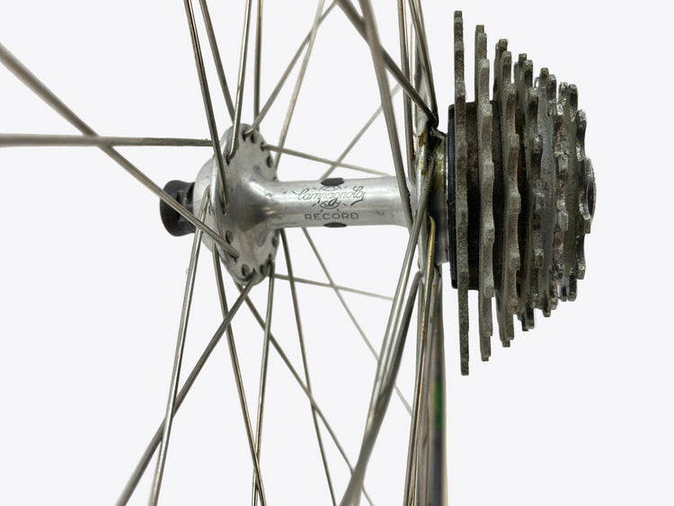 close up of the rear hub