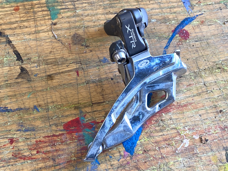 Shimano XTR FD-M953 Top Pull Clamp On 31.8 Front Derailleur